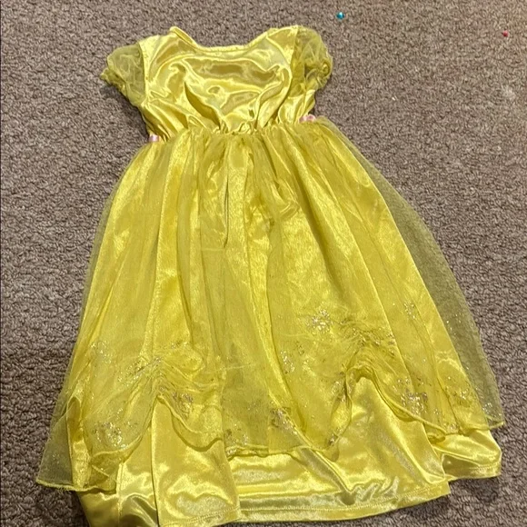 Disney Princess Belle Kids Costume - Yellow - Picture 5 of 7